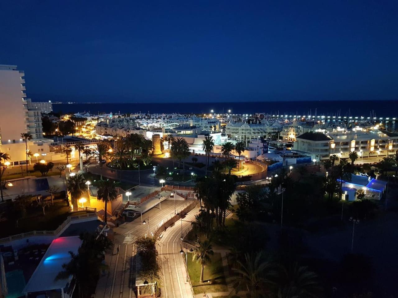 ベナルマデナPanoramic Seaview Puerto Marinaアパートメント エクステリア 写真